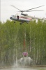 Тушение пожаров с вертолета на демонстрационном показе выставки «Комплексная безопасность-2011»